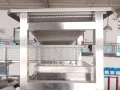 Envasadora de bolsas prefabricadas, llenado con 2 boquillas