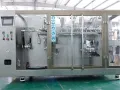 Envasadora de bolsas prefabricadas, llenado con 1 boquilla
