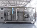 Envasadora de bolsas prefabricadas, llenado con 1 boquilla