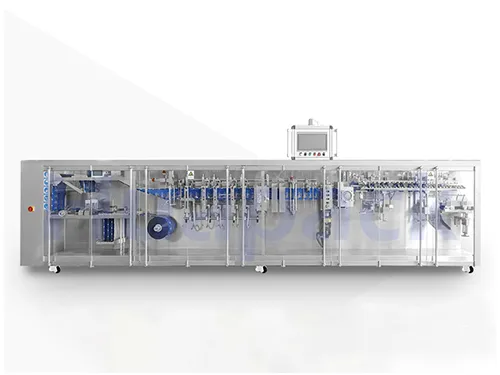 Envasadora de bolsas con forma en rollo (llenado con 4 boquillas)