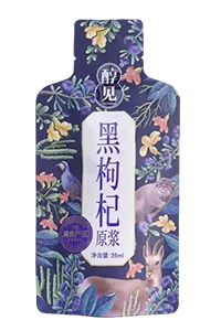 Envasadora de bolsas con forma en rollo, llenado con 1 boquilla