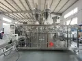 Envasadora de bolsas prefabricadas por servo motor, llenado con 1 boquilla