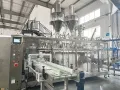 Envasadora de bolsas prefabricadas por servo motor, llenado con 1 boquilla