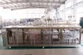 Envasadora de bolsas prefabricadas por servo motor, llenado con 4 boquillas