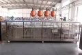 Envasadora de bolsas prefabricadas por servo motor, llenado con 4 boquillas