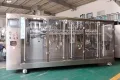 Envasadora de bolsas prefabricadas por servo motor (llenado con 2 boquillas)